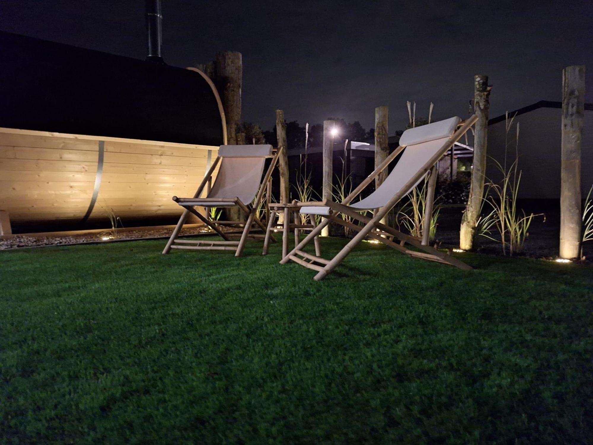 'Relax Lodge Sea' - Wellness Lodge In Zeeland - Private Sauna - Airco - Garden - Outdoor Swimming Pool - Free Wifi, Towels & Bed Linen Heinkenszand Exterior foto