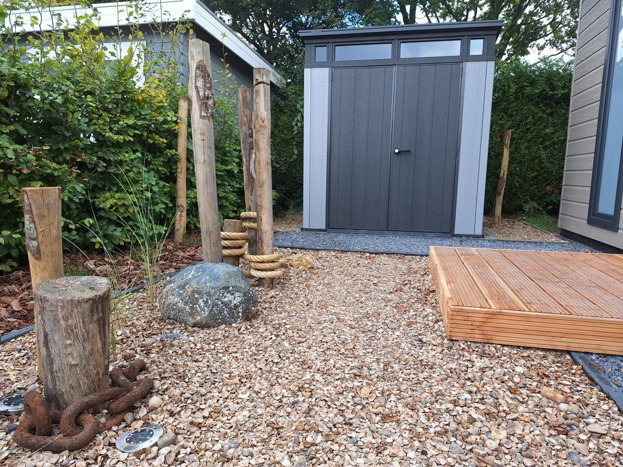 'Relax Lodge Sea' - Wellness Lodge In Zeeland - Private Sauna - Airco - Garden - Outdoor Swimming Pool - Free Wifi, Towels & Bed Linen Heinkenszand Exterior foto