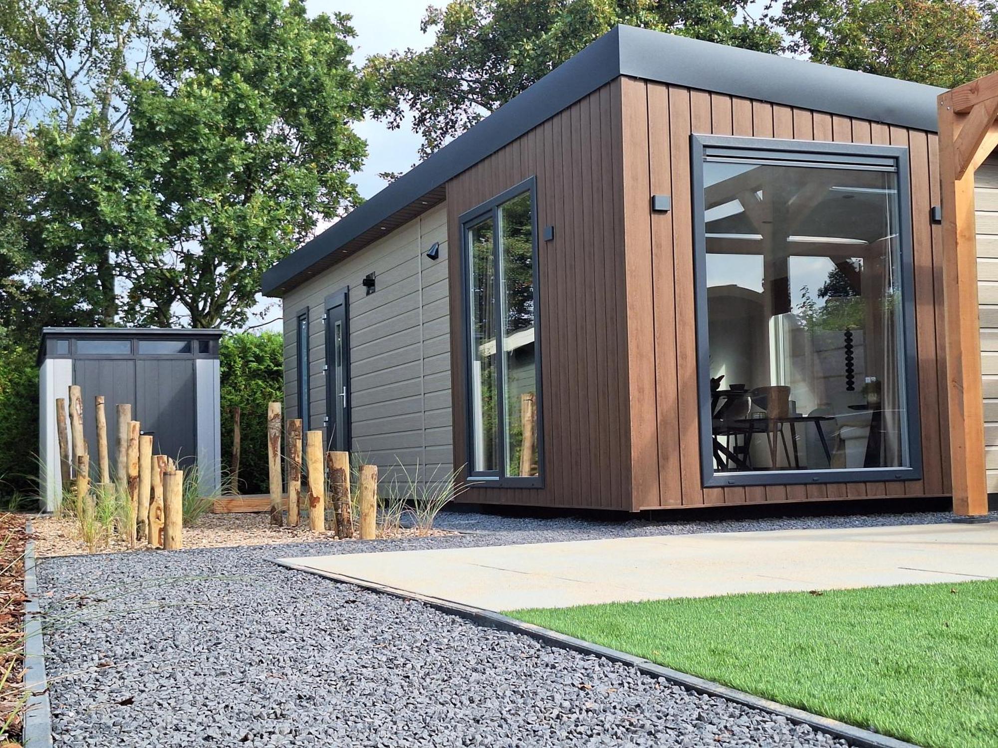 'Relax Lodge Sea' - Wellness Lodge In Zeeland - Private Sauna - Airco - Garden - Outdoor Swimming Pool - Free Wifi, Towels & Bed Linen Heinkenszand Exterior foto